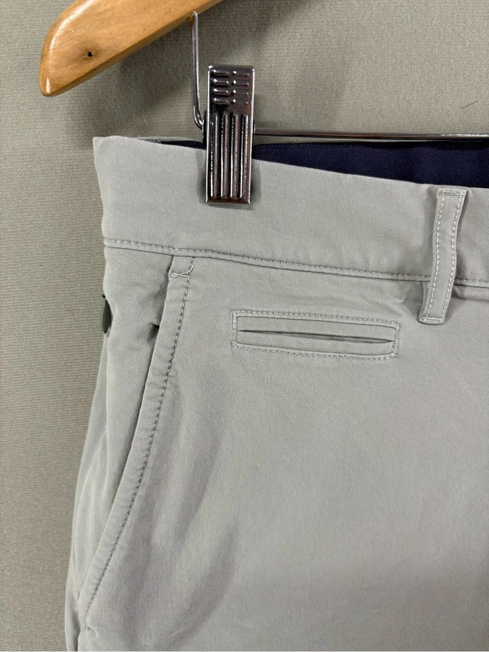 J Crew Men's Gray 484 Slim-fit Tech Pant Size 31x30 Stretch Cotton/Nylon